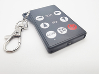 Télécommande universelle mini pour téléviseur avec porte-clés, télécommande à code d'apprentissage IR pour TV