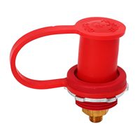 Bornes de batterie en laiton M10 250A, bornes de connexion de batterie rouge et noir pour marine, pour camping-car, pour voiture