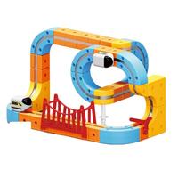 Bloques de Construcción Magnéticos Versátiles DIY, Set de Vías de Tren 3D, Juguete Creativo de Ensamblaje, Juguetes Educativos STEM para Niños, Regalo