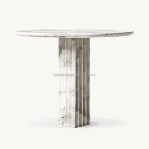 Новый дизайн Sassanid, итальянский арабескато, мраморный резной стол для входа в страду - Product Image 3
