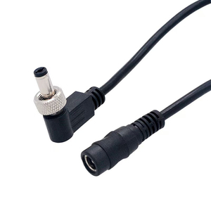 Screw Lock Ring DC5.5x2.5mm CCTV Plug Power Pigtail Bare End Cable 5.5*2.5 5.5*2.1 Male Female Jack Lock Panel Light Power Cable - Product Image 2