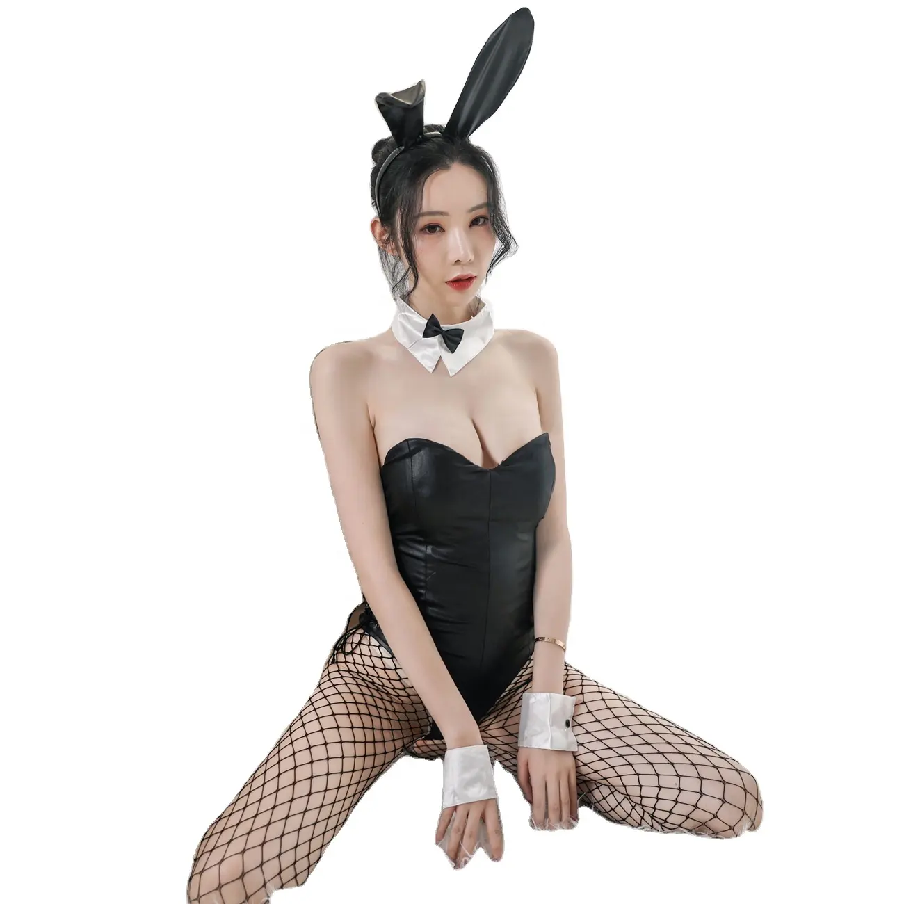 도매 섹시한 토끼 역할 놀이 의상 일본 성인 여성 동물 섹시 란제리 바디 스타킹 멋진 드레스 캐릭터