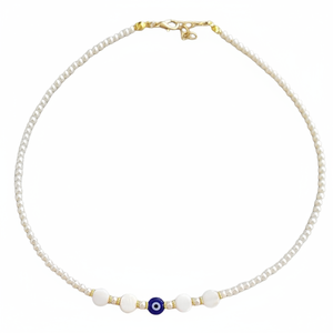 Collier de perles Evil Eye Accessoire élégant et élégant - Product Image 2