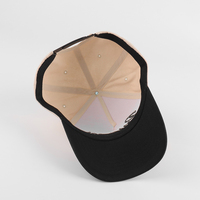 Groothandel Klassieke Tweekleurige Luipaard 3D Borduurwerk Logo Gestructureerde Baseball Cap Op Maat Gemaakt Gebogen Klep Unisex Klimmen Rennen