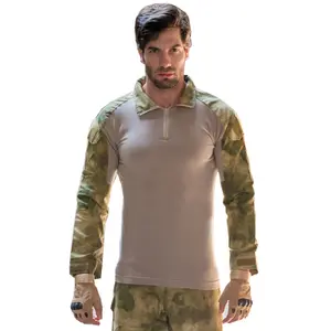 Men 2023 Combat Shirts Tactical Clothing Uniform CP Camouflage outdoor Suit Breathable Work Clothes