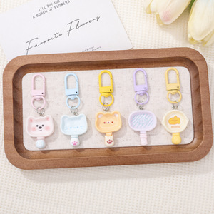 Mini Ciondolo per Telefono a Forma di Animale Cartoonesco in Resina, Portachiavi per Decorazione Borsa - Product Image 1