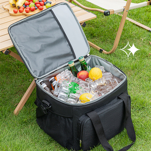 Borse Frigo Termiche Isolanti Grandi Morbide in Oxford con Logo Personalizzato a Tracolla <span class=keywords><strong>per</strong></span> Alimenti Picnic Vino e Pranzo - Product Image 1