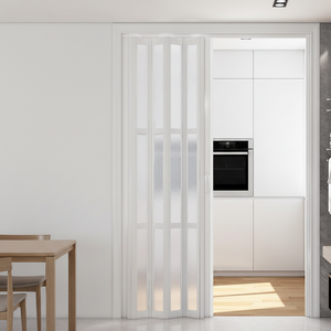 <span class=keywords><strong>Porte</strong></span> pliante moderne en PVC sans perçage, installation facile, <span class=keywords><strong>porte</strong></span> <span class=keywords><strong>coulissante</strong></span> accordéon pour cuisine ouverte - Product Image 4