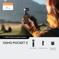 Pour DJI Osmo Pocket 3, caméra stabilisée de poche CMOS 1 pouce, caméra Vlog 4K120fps, tous modèles, approvisionnement en gros centralisé