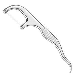 304 Stainless Steel Dental Floss Pick Portable Metal Toothpick Interdental Cleaning Oral Care Tool - Product Image 5