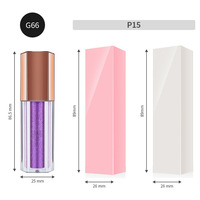 Propre étiquette blanche haute pigmentée tendance rouge à la mode longue durée personnalisable Oem Lipgloss