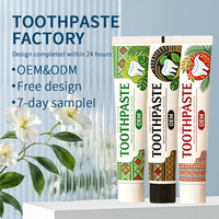 Dentifrice personnalisé avec votre logo, sans fluorure, sans SLS, blanchissant, éliminant les taches, à la menthe, pour adultes