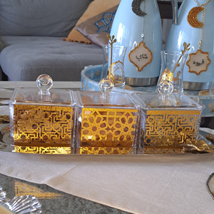 Caja cuadrada acrílica personalizada de Ramadán Kareem, caja cuadrada para dulces de Ramadán - Product Image 3
