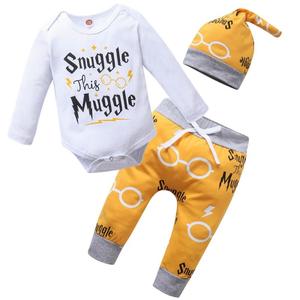 Bé Trai S Thời Trang Mùa Hè <span class=keywords><strong>Cotton</strong></span> 3 Quần Áo Leo Núi Tay Ngắn In Chữ Thoáng Khí Bộ Quần Mũ - Product Image 2