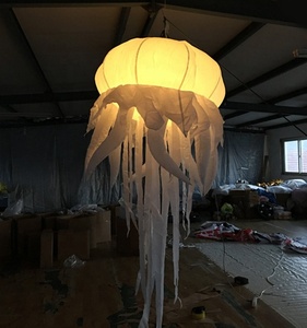 โอเชี่ยนปาร์ตี้ประดิษฐ์ปลาเยลลี่แขวนเครื่องประดับแมงกะพรุน<span class=keywords><strong>สี</strong></span><span class=keywords><strong>ขาว</strong></span>พอง - Product Image 4