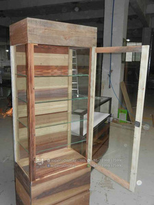 Miễn Phí Tùy Chỉnh Thiết Kế Chất Lượng Hàng Đầu Hiển Thị Bằng Gỗ Tủ Đứng Cho Quang Cửa Hàng Cao Cấp Ván Ép Kính Hiển Thị Lịch Thi Đấu - Product Image 6