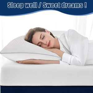 Oreiller de lit de collection hôtelière de taille standard <span class=keywords><strong>pour</strong></span> <span class=keywords><strong>dormir</strong></span>, oreillers <span class=keywords><strong>pour</strong></span> dormeurs sur le dos, le ventre et le côté, oreillers doux et soutenants, lavables - Product Image 6