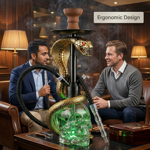Tuyau de chicha unique en forme de tête de <span class=keywords><strong>serpent</strong></span>, nouveau design, chicha pour fumer - Product Image 3
