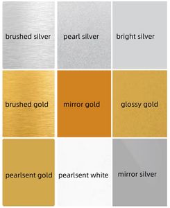 Tôle métallique de sublimation en aluminium pour impression photo Plaque d'aluminium personnalisée en alliage d'aluminium Chromaluxe HD - Product Image 4