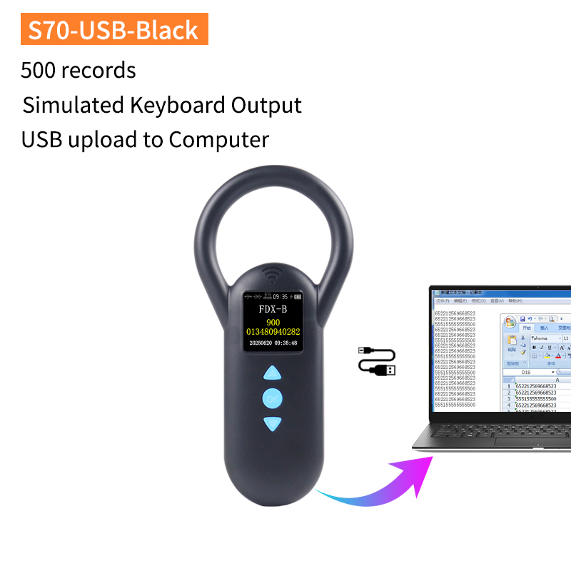 S70 noir (USB)