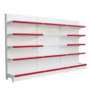 Customize Adjustable White Skin Care Shelves Commercial Stainless Steel Shelving Rack