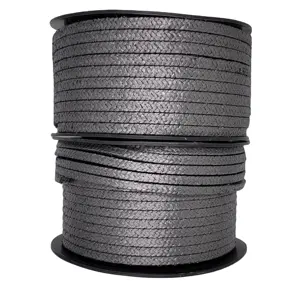 High Temperature Resistance Mechanical Sealing Rope Expanded Pure Graphite Metallic Gland Braided Packing for Valve Seal