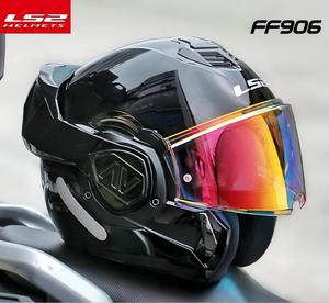 Casco <span class=keywords><strong>Moto</strong></span> Integrale LS2 FF906 Scorpion 180 con Doppia Visiera Ribaltabile Posteriore, Adatto a Tutte le Stagioni - Product Image 3