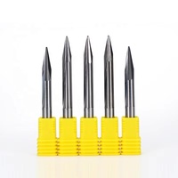 Fraise CNC en carbure de tungstène à double tranchant, nano-revêtement, double rainure droite, lame tranchante, vente en gros, personnalisable ODM OEM