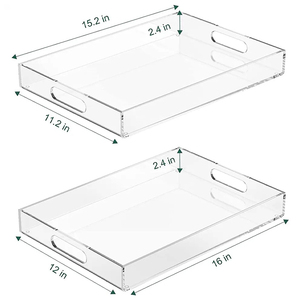 Chất lượng 100% thủ công Acrylic phục vụ khay xử lý màu sắc trang trí Bàn cà phê Pallet để sử dụng nhà cho mục đích trang trí - Product Image 3