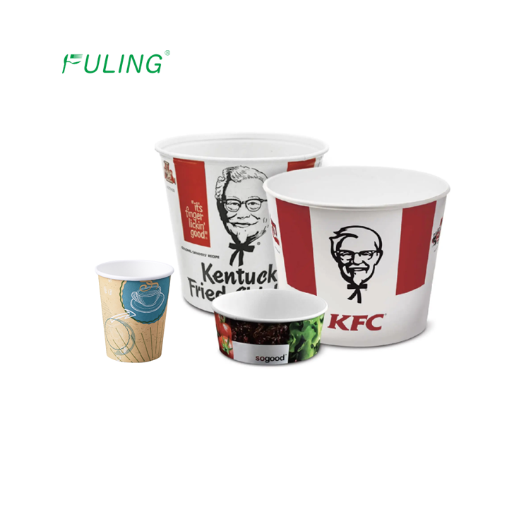 Оптовая продажа, индивидуальная Высококачественная одноразовая картонная чашка для кофе, упаковка для лапши и еды, простая бумага для супа