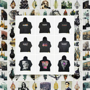 Sudaderas con Capucha de Invierno y Otoño 100% Algodón, Corte Holgado, Felpa, Estampado Digital, Antiencogimiento, Estampado Gráfico, Alta Calidad para Hombre - Product Image 3