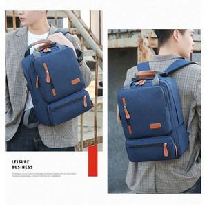 I-0310 Wholesale Waterproof Oxford <b>Laptop</b> <b>Backpack</b> USB Unisex Fashion School Office 20-35L Capacity Polyester Lining Zipper - Product Image 5