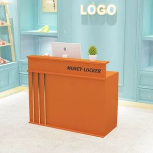 Comptoir de caisse moderne et minimaliste Zxm, boutique de vêtements, petit comptoir, bar commercial, salon de coiffure, salon de beauté, réception - Product Image 3