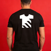 Camisetas Deportivas Clásicas Negras de Alta Elasticidad, Corte Regular, para Gimnasio y Fitness, Absorbentes de Humedad, Transpirables y Ecológicas