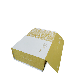 Cierres la ventana tapa plegable paquete de cartón con caja de <span class=keywords><strong>Sushi</strong></span> blanco plegable magnética plana cajas - Product Image 1
