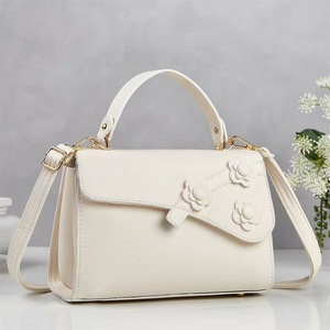 Luxury Designer Women Handbags Flower Decor Crossbody Bags Elegant Female <b>Small</b> Square <b>Purse</b> Shoulder Bag for Wedding Party - Product Image 2