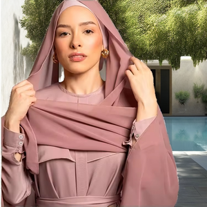 Hiyab de Chifón de Alta Calidad, Transpirable, Suave al Tacto, para Mujeres Musulmanas - Product Image 2