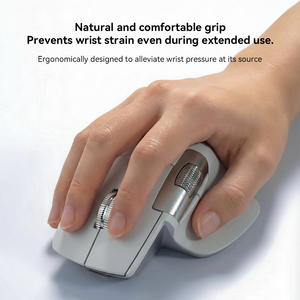 Souris sans fil à défilement latéral ergonomique avec défilement intelligent et clic silencieux pour ordinateur Macbook, ordinateur portable, tablette - Product Image 6