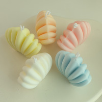 Bougie pour décoration de maison Senteurs personnalisés Cire végétale Aroma Art Bougie en forme de coquille de mer pour cadeau