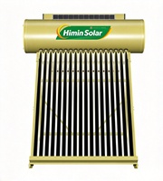 Chauffe-eau solaire à circuit fermé sous vide Himin 200L, autoportant, extérieur, avec protection contre la surchauffe