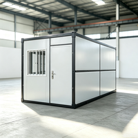 Casa Contenedor Prefabricada, Casa Contenedor Desmontable de 20FT 40FT, Edificio Modular de Acero de Ensamblaje Rápido para Oficina en Obra/Dormitorio, Aprobado por CE