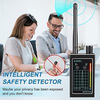 Détecteur RF Anti-espionnage, détecteurs de caméras cachées, balayeur de micros, scanner pour le suivi GPS, écoute audio sans fil, protection de la vie privée