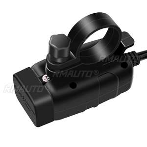 Cargador de Motocicleta, Adaptador SAE a USB, Cargador Rápido Dual USB de 12V con Voltímetro e Interruptor de Encendido/Apagado para Teléfono, GPS, Tableta - Product Image 5