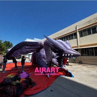 Ballon gonflable d'extérieur, 50 pouces, dragon gris, avec manomètre, pour publicité, nouvelle collection
