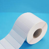 Precio bajo de alta calidad adhesiva de papel térmico en blanco etiquetas de código de barras etiqueta hecho en China