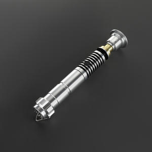 Sable de Luz LED DAMIENSABER de Alta Gama, Metálico, con Píxeles, Brilla en la Oscuridad, Regalo de Cosplay, <span class=keywords><strong>Luke</strong></span> <span class=keywords><strong>Skywalker</strong></span>, Chip XENO Original de la Película, Juguete de Colección - Product Image 5