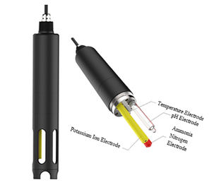 Muti-parametreler iyon seçici elektrot amonyak azot nitrat potasyum klchloride florür su test cihazı Suverying ekipmanları - Product Image 1