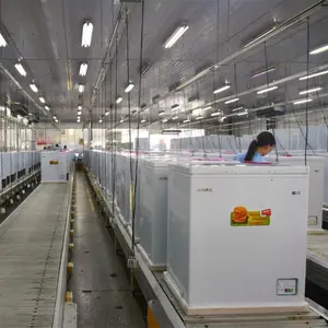 Manufacturing Plant Electric Display Refrigerator Assembly Line