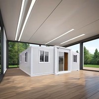 Maison modulaire extensible JHCE pour chambre à coucher, maison préfabriquée extérieure en panneaux sandwich en acier, design moderne respirant 3D