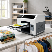Imprimante DTG intelligente A3 avec tête d'impression simple XP600 CMYK pour l'impression de vêtements clairs, machine d'impression DIY pour T-shirts et sweats à capuche
